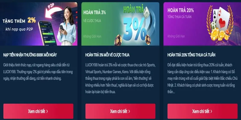 Cấp độ VIP Bạch Kim tại 18win